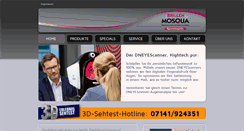 Desktop Screenshot of brillenmosqua.de